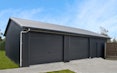 12m x 7.8m x 2.7m stud height custom garage and workshop 