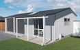 Lifestyle 9m x 6m double garage and sleepout