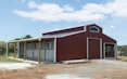 Stand-Tough™ 2.7m(h) x 12m(d) x 12m(w) heritage barn with 3m(w) on side wall