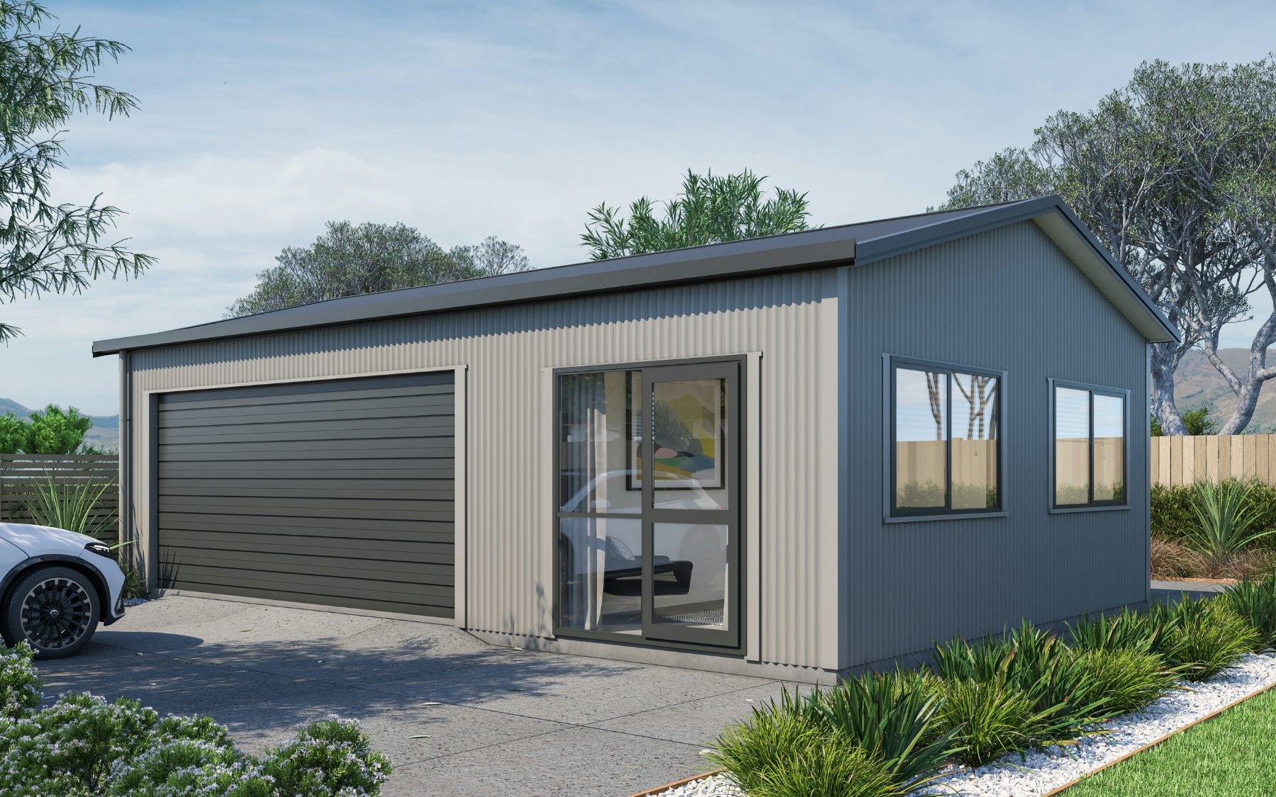 600 9x6 WithOffice VerticalCorrugate Gable15 SandstoneGrey Flaxpod 01