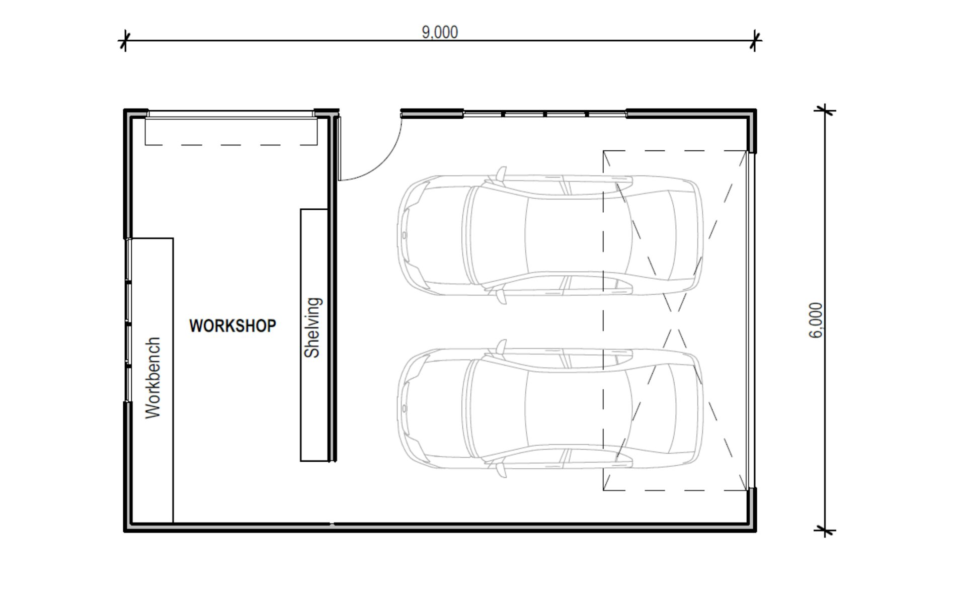 600s 9x6 with workshop 