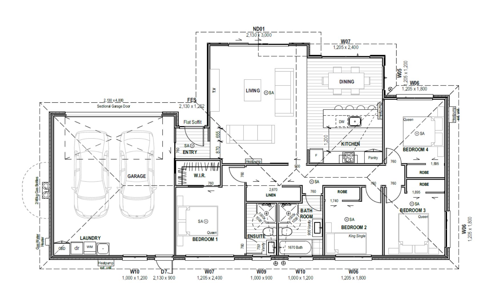 1.stage 7 Atlantic Drive Eden plan with a double garage mAR 25 3