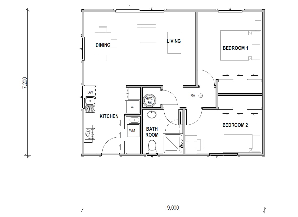 Advantage 65 Floor Plan