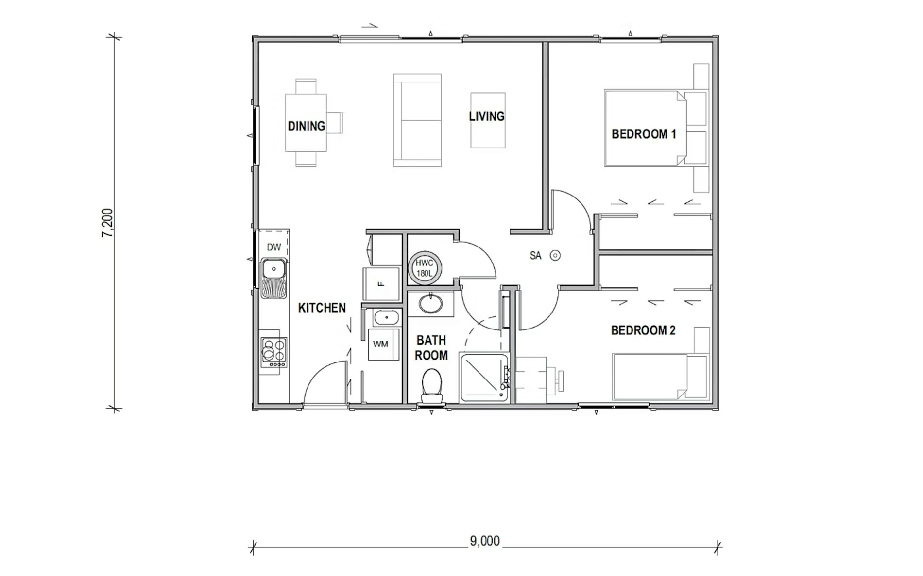 Christchurch Display home advantage 65 03 springs road site plan