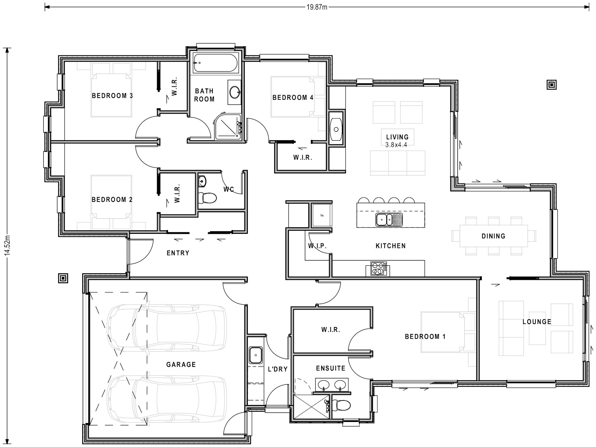 Pohutukawa Floor Plan