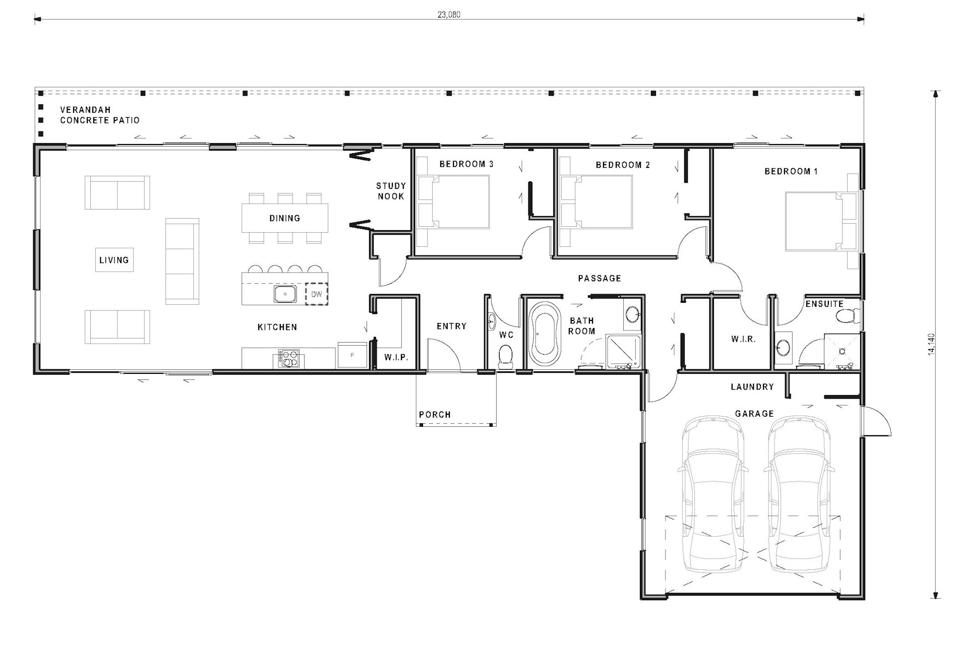 Show Home Plan for brochure