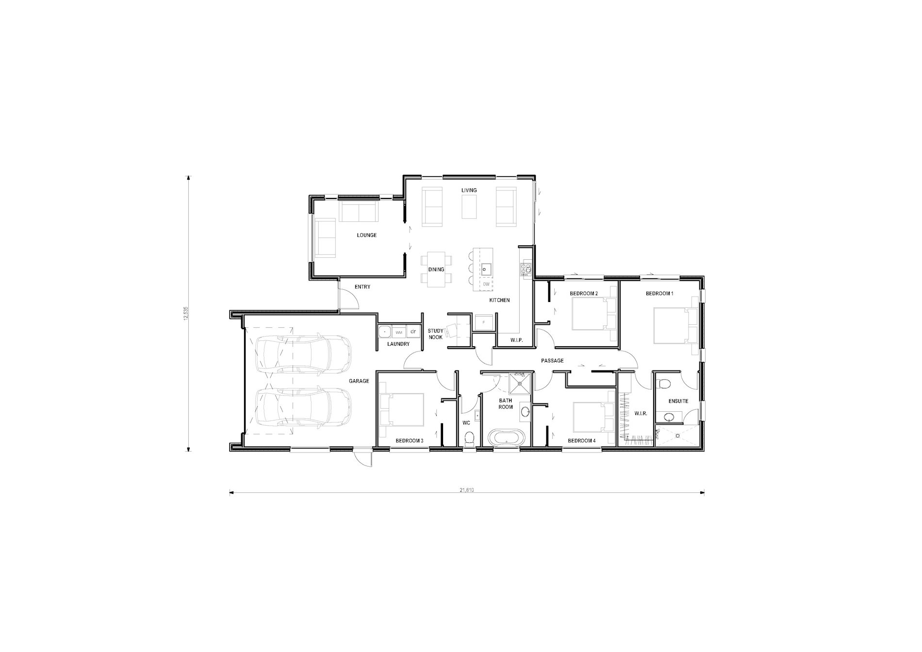 Whangarei Show Home floorplan