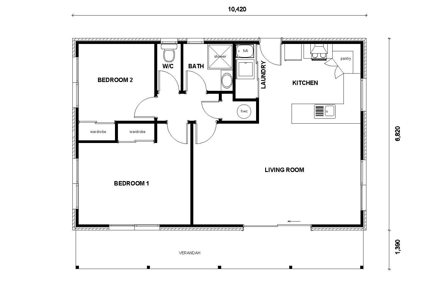 Pamerston North floor plan