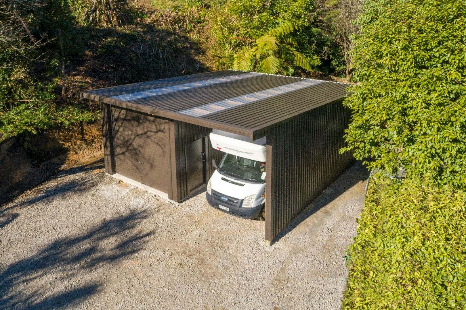05Tauranga STFB 7.95 long with 2 x 3.6 wide bays in Ironsand Large