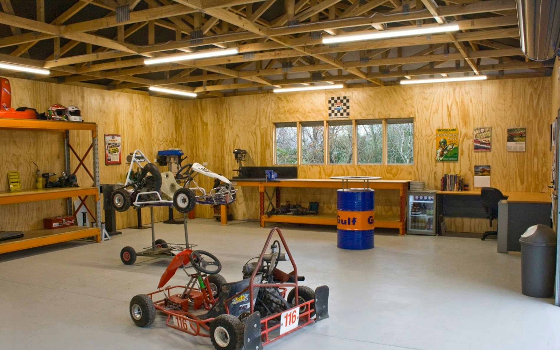 12m x 7.8m x 2.7m stud height custom garage and workshop 