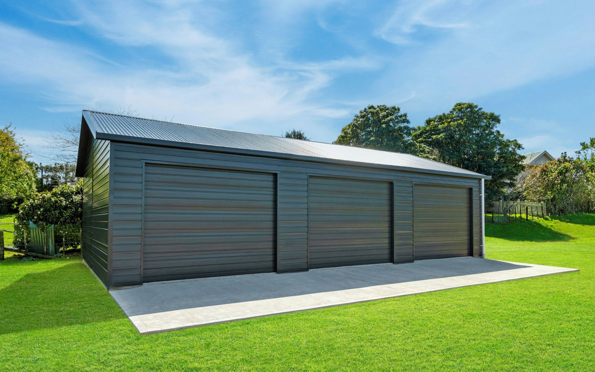 12m x 7.2m x 2.7m Superclad Colour Farm Building built 