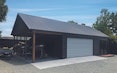 12m x 7m custom garage with carport