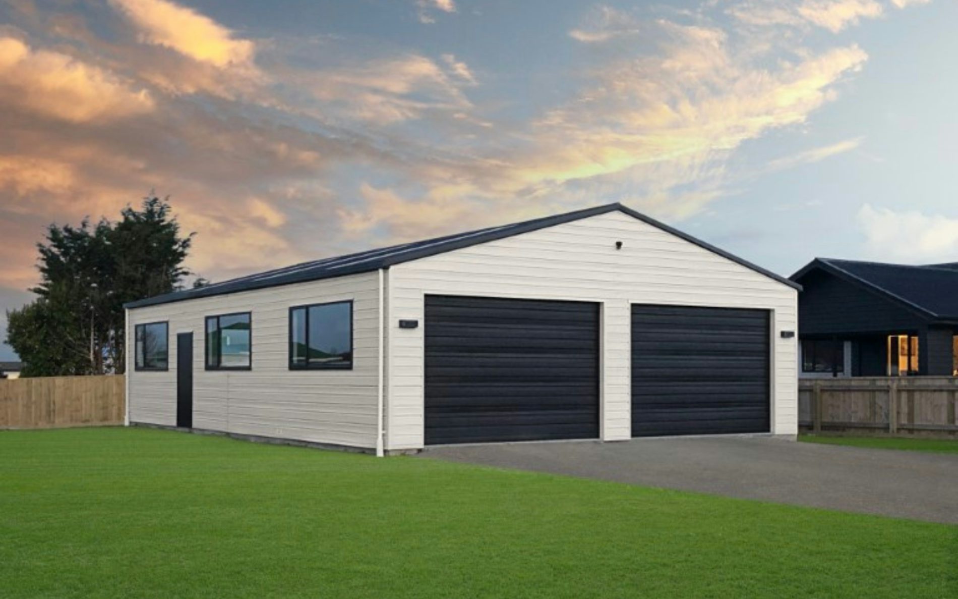 13.2m x 9.0m, 2.7m Stud Garage