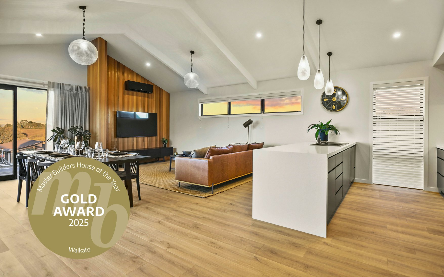 2025 Waikato House of the Year Winner – Modified Cuba Design (Metro Range), 167sqm, 3 Bedrooms