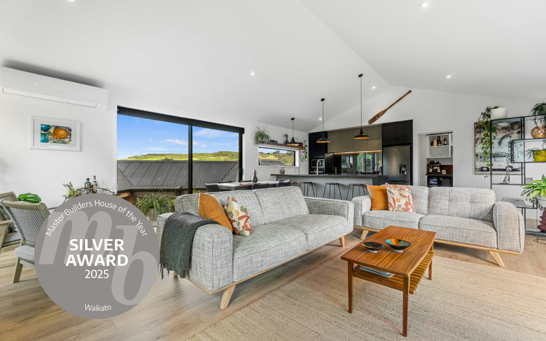 2025 Waikato House of the Year Winner – Modified Cuba Design (Metro Range), 174sqm, 2 Bedrooms