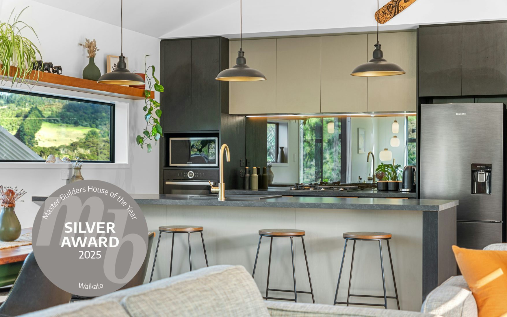 2025 Waikato House of the Year Winner – Modified Cuba Design (Metro Range), 174sqm, 2 Bedrooms