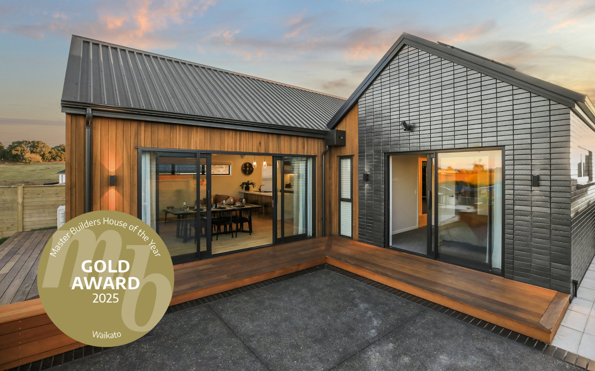 2025 Waikato House of the Year Winner – Modified Cuba Design (Metro Range), 167sqm, 3 Bedrooms