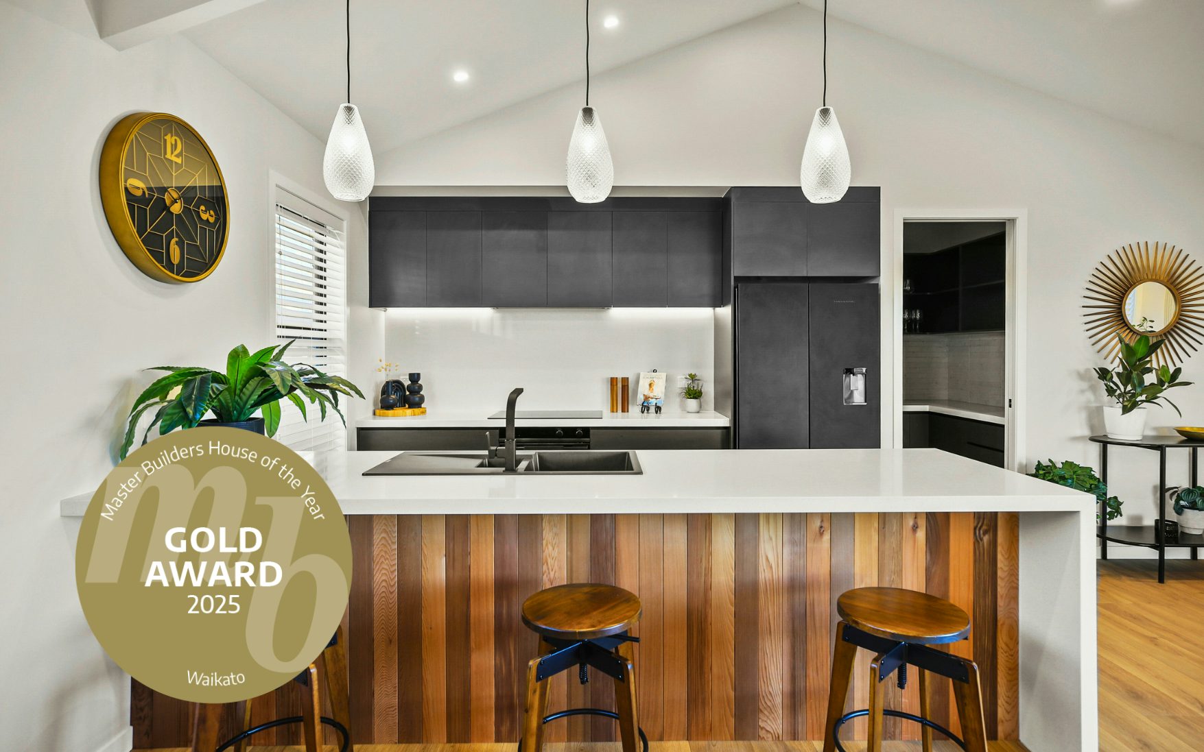 2025 Waikato House of the Year Winner – Modified Cuba Design (Metro Range), 167sqm, 3 Bedrooms