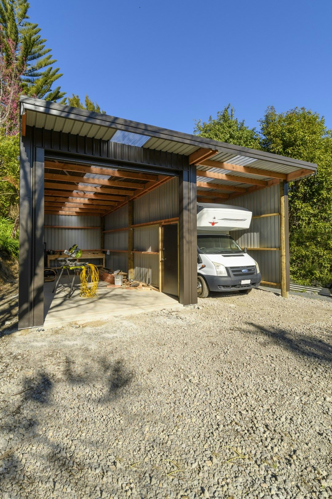 Tauranga - STFB 7.95 long with 2 x 3.6 wide bays in Ironsand