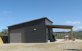  6m x 6m x 2.4m stud, horizontal corrugate cladding custom garage
