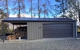 7.2 x 6.0m 2.4m stud custom double garage and carport