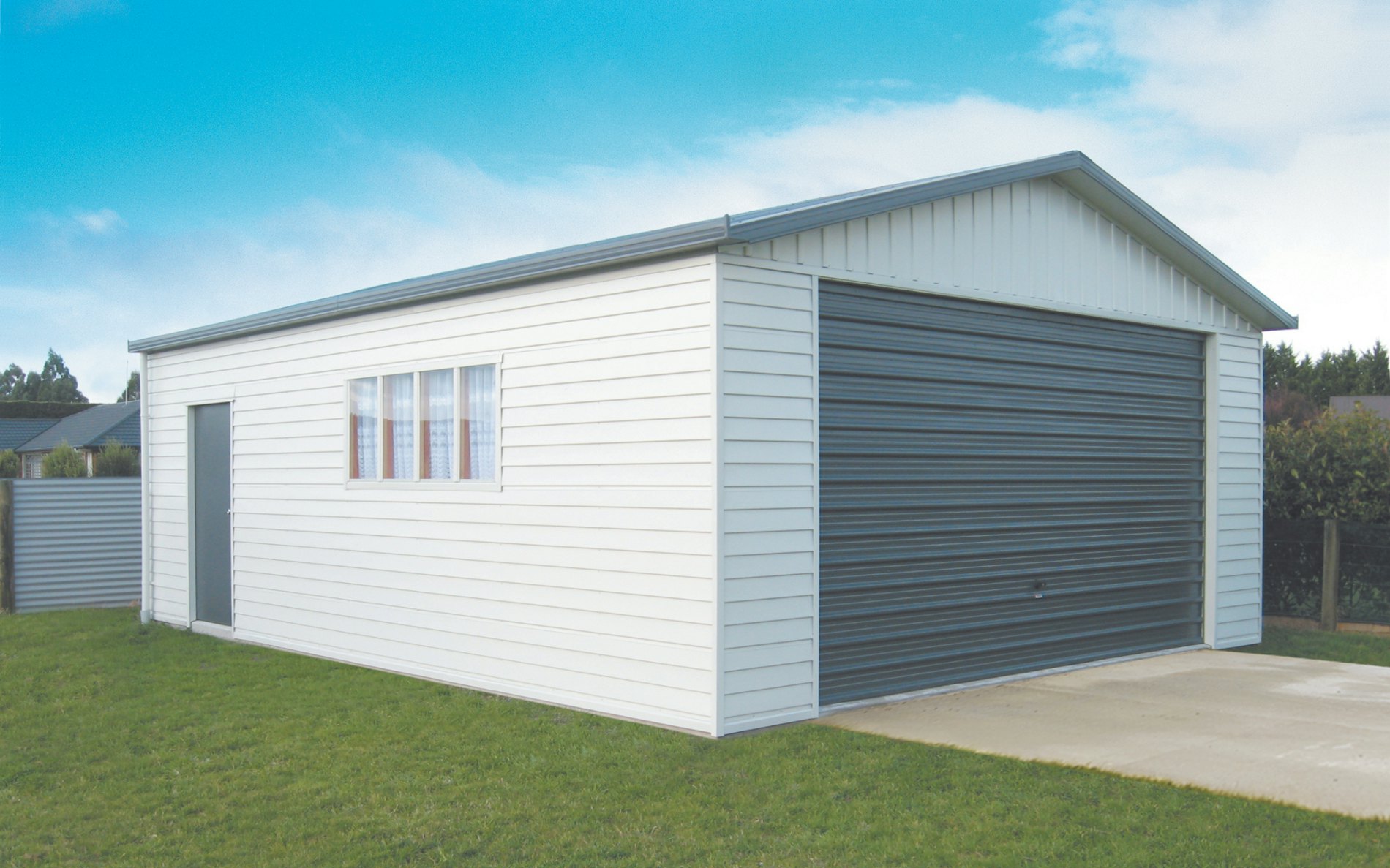  8m x 6m kitset double garage