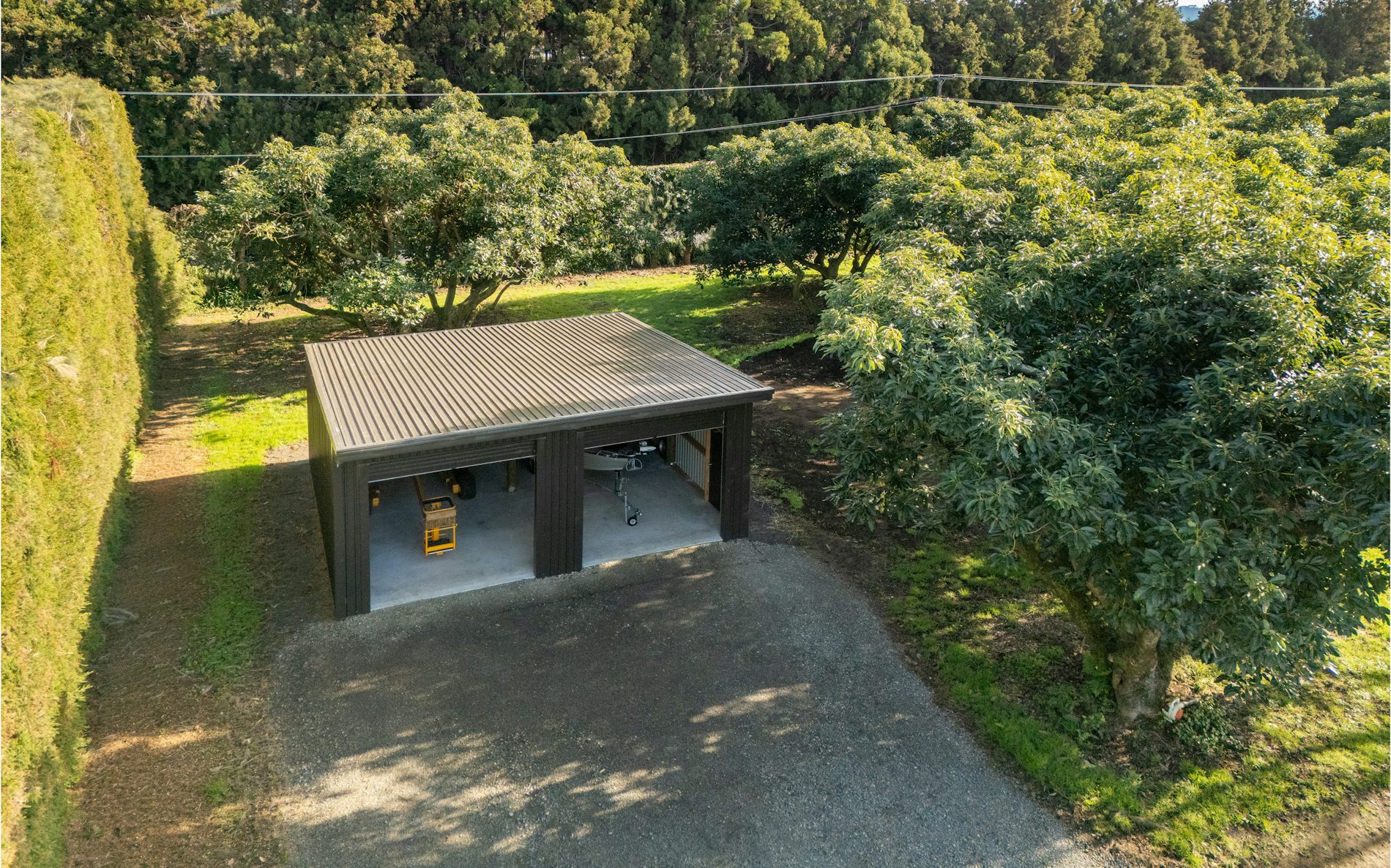 8m x 8m x 3.6m Kitset Two Bay Lean-to