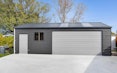  9m x 6m large garage with Superclad Coloursteel