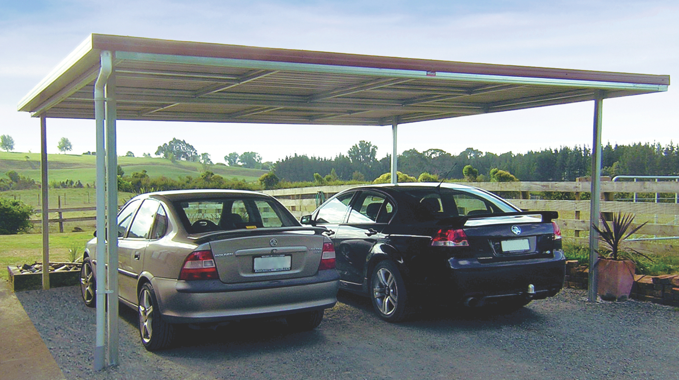 Double carport