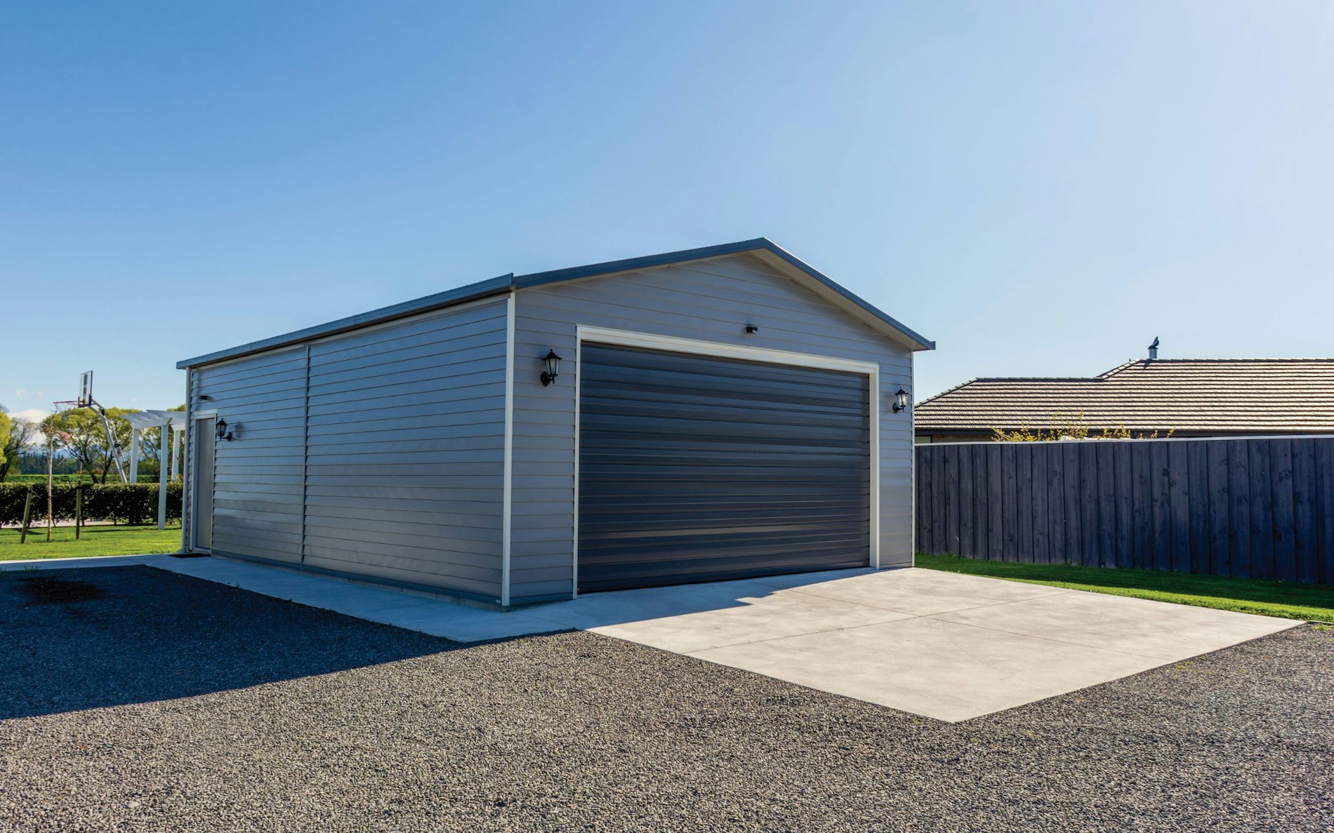 Custom Double Garage