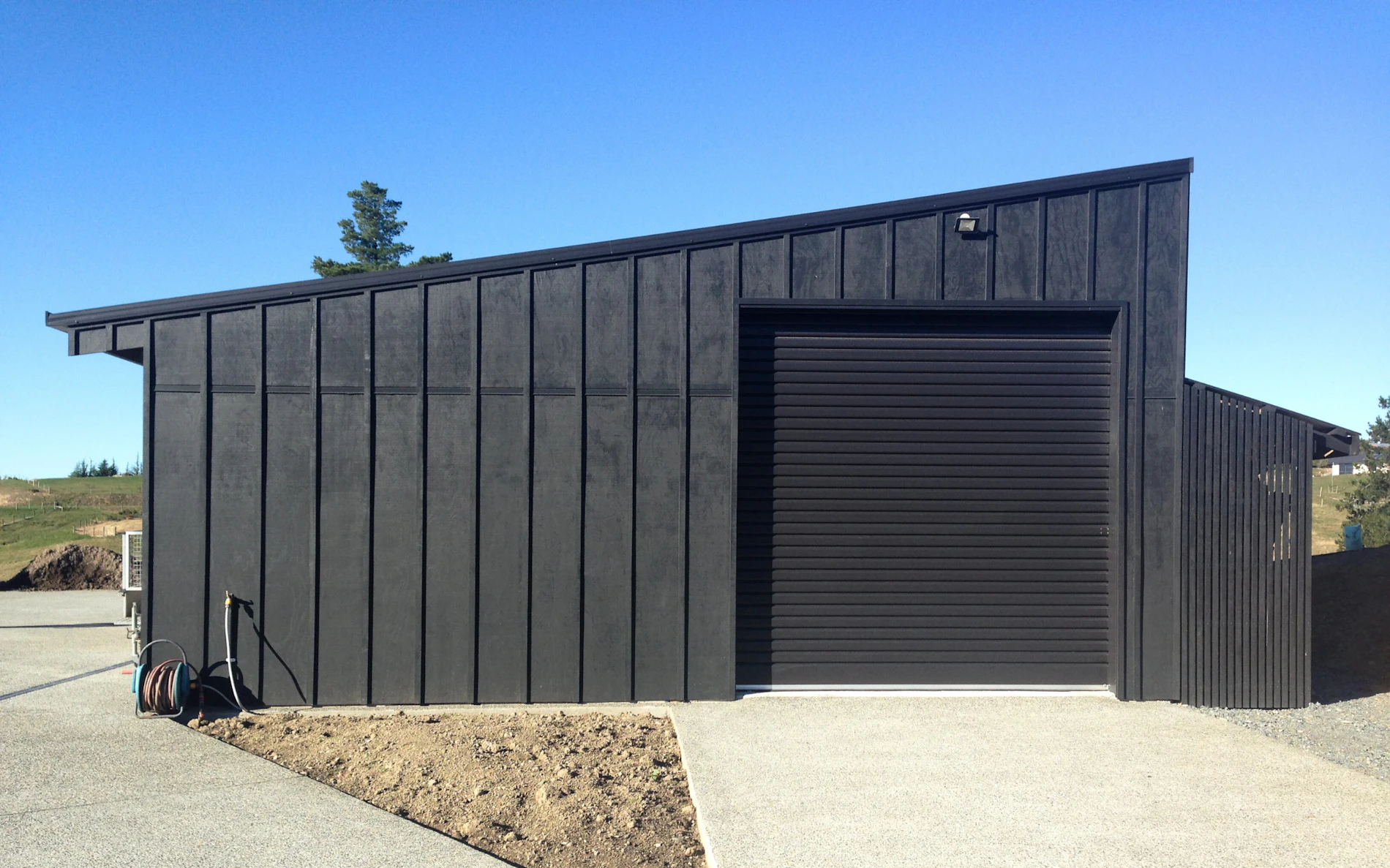 Custom garage and extra storage 