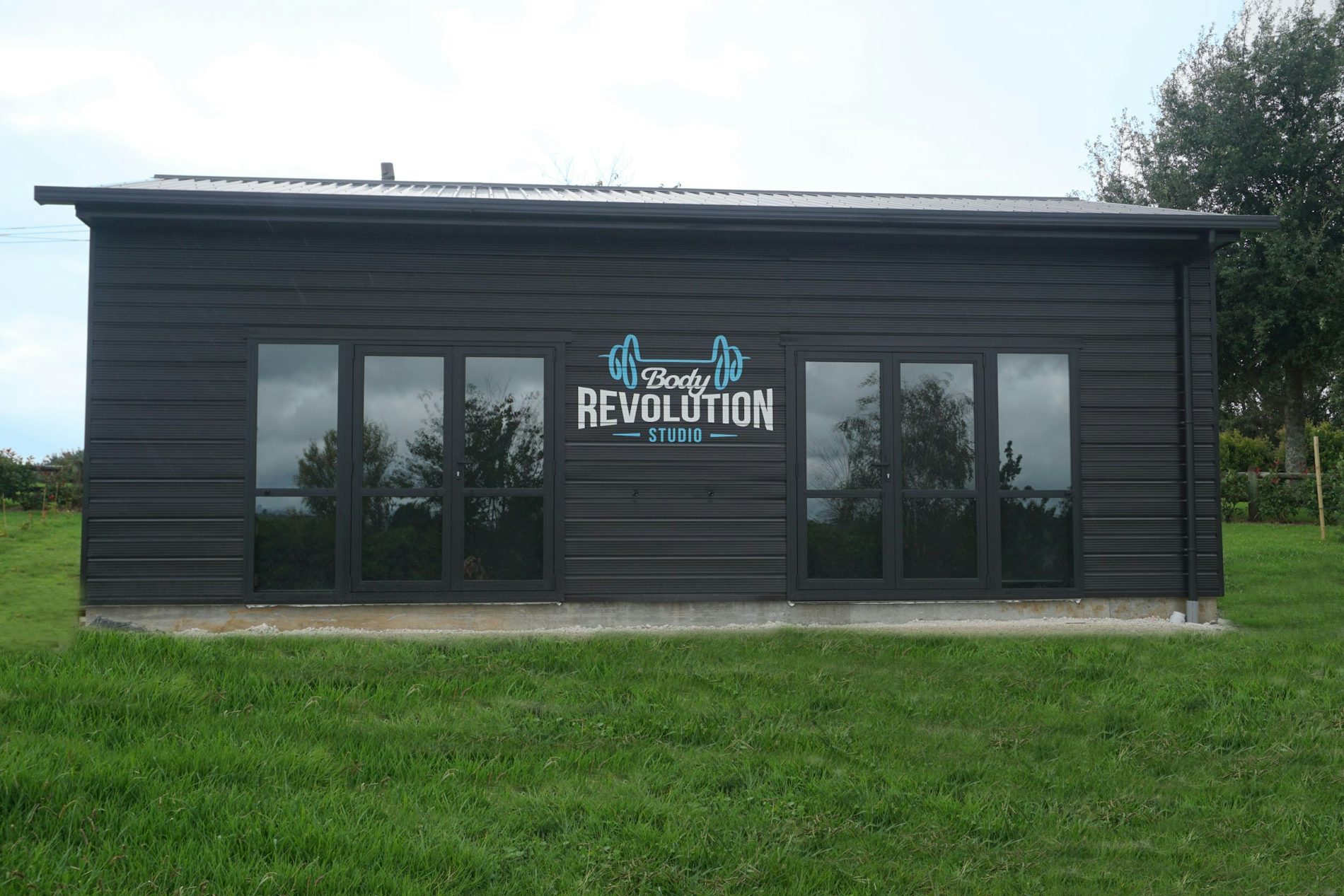 Gym (9m long x 7m wide) built by Versatile Rotorua