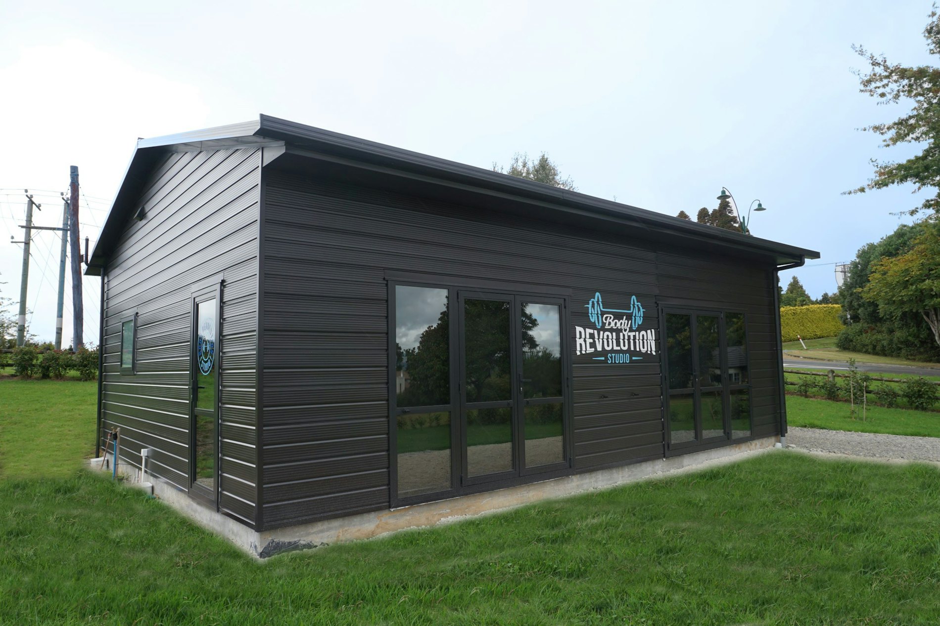 Gym (9m long x 7m wide) built by Versatile Taupo