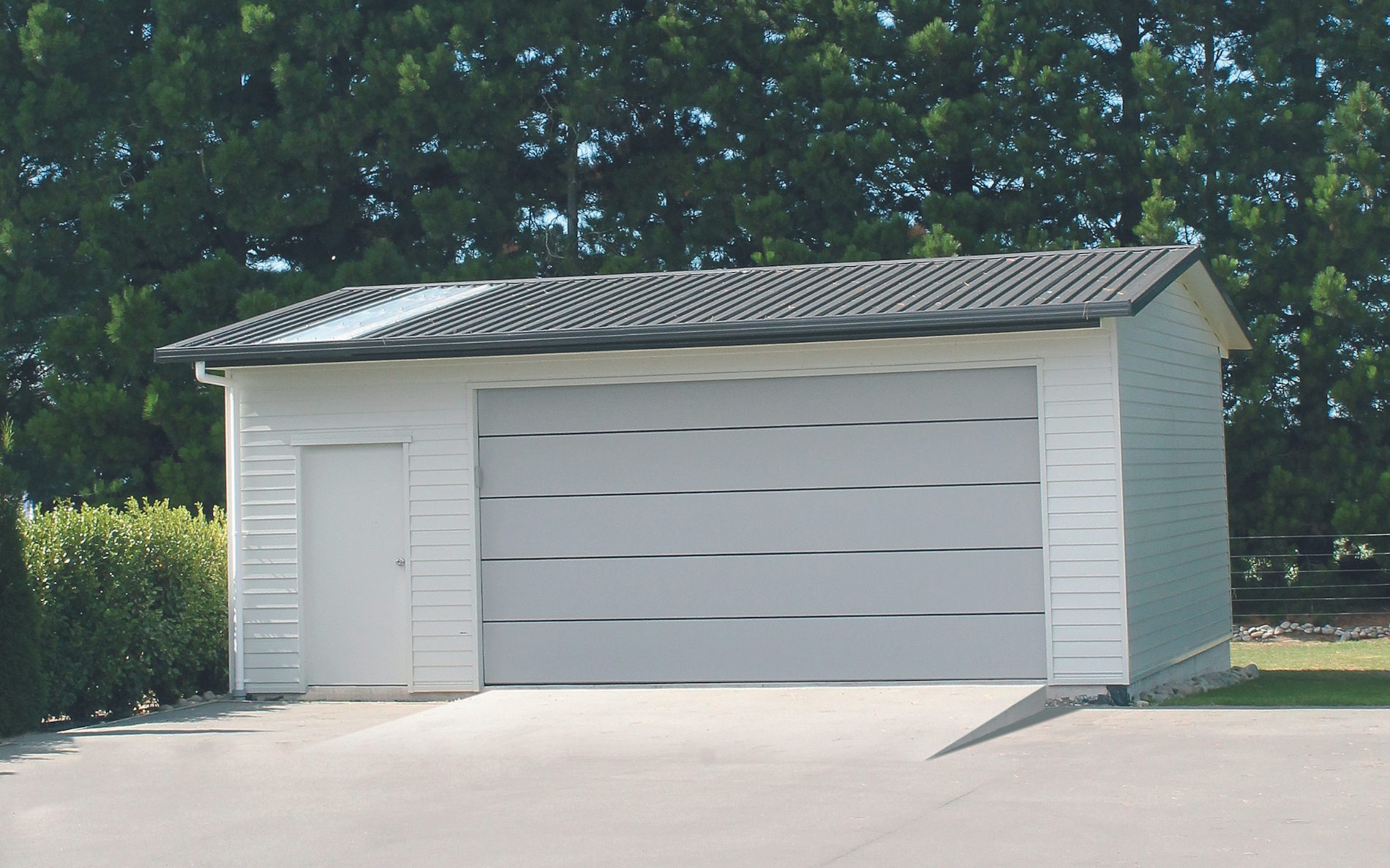 Custom double garage