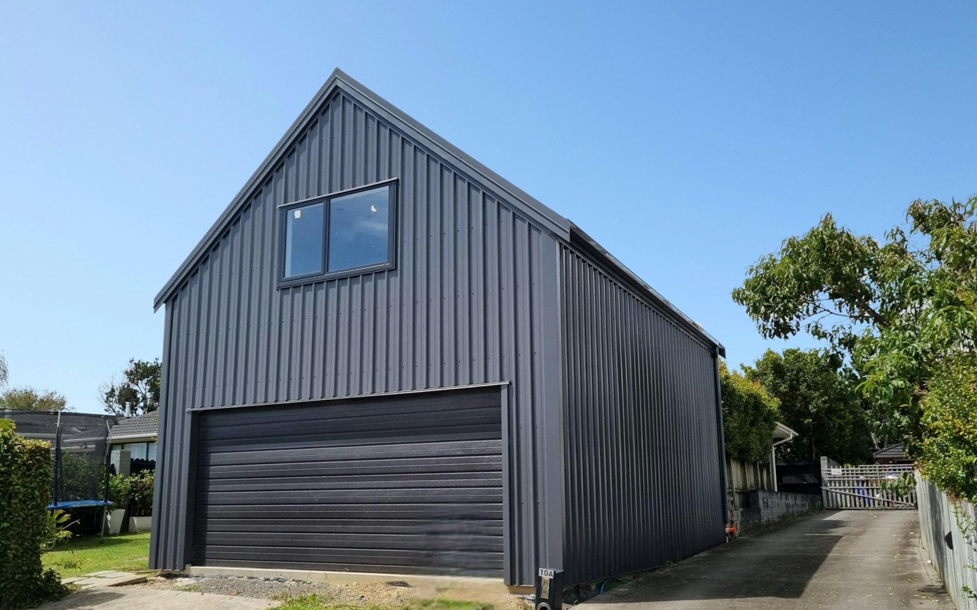 Garage with attached room 