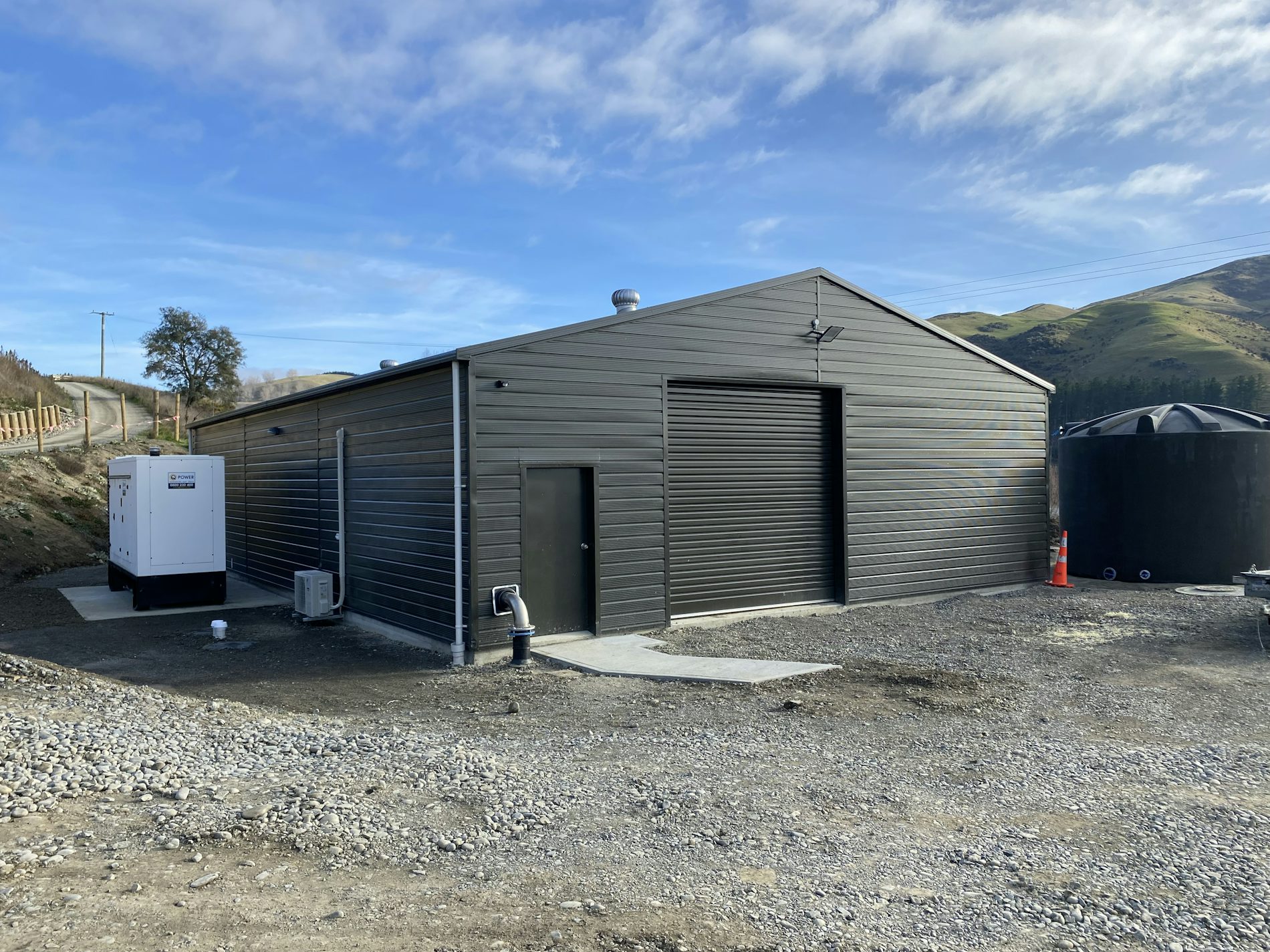 Importance Level 3 engineered pump shed