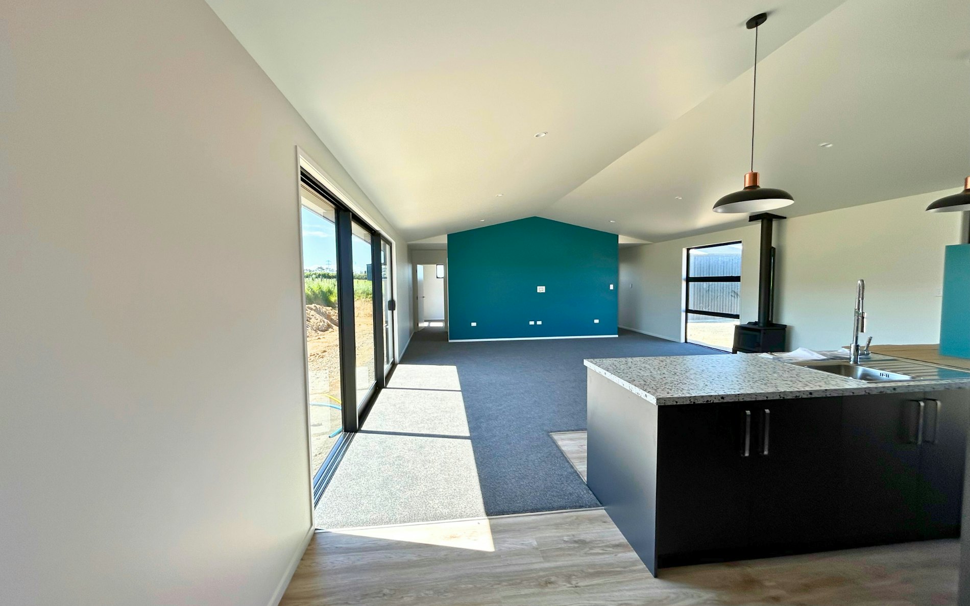 Modified version of the Hillary plan from Family Range, 3-bedroom layout and striking Vertical 6 Rib and BGC Duragroove Cladding