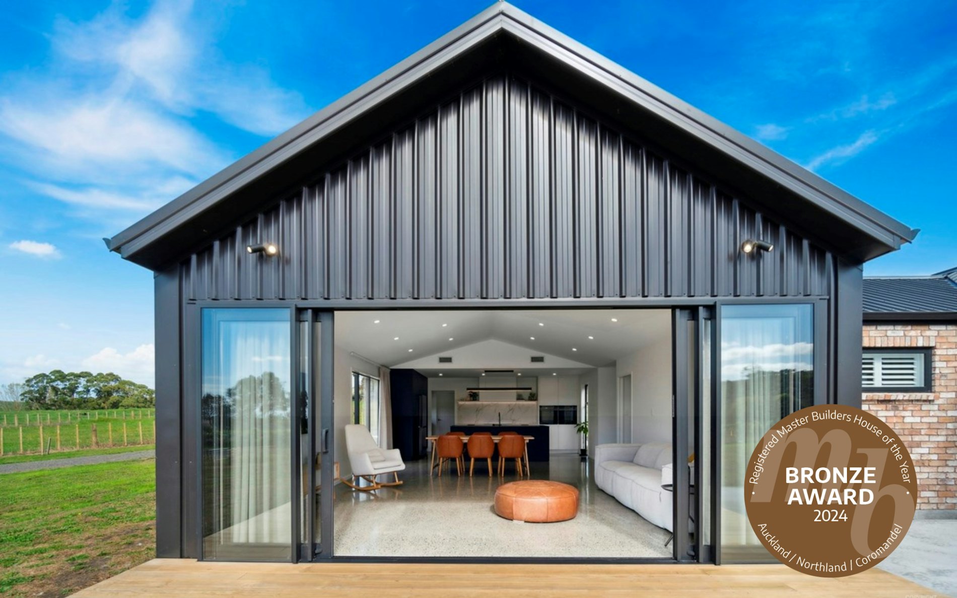 2024 Auckland / Northland / Coromandel House of the Year Winner – Design and build, 230sqm, 4 Bedrooms