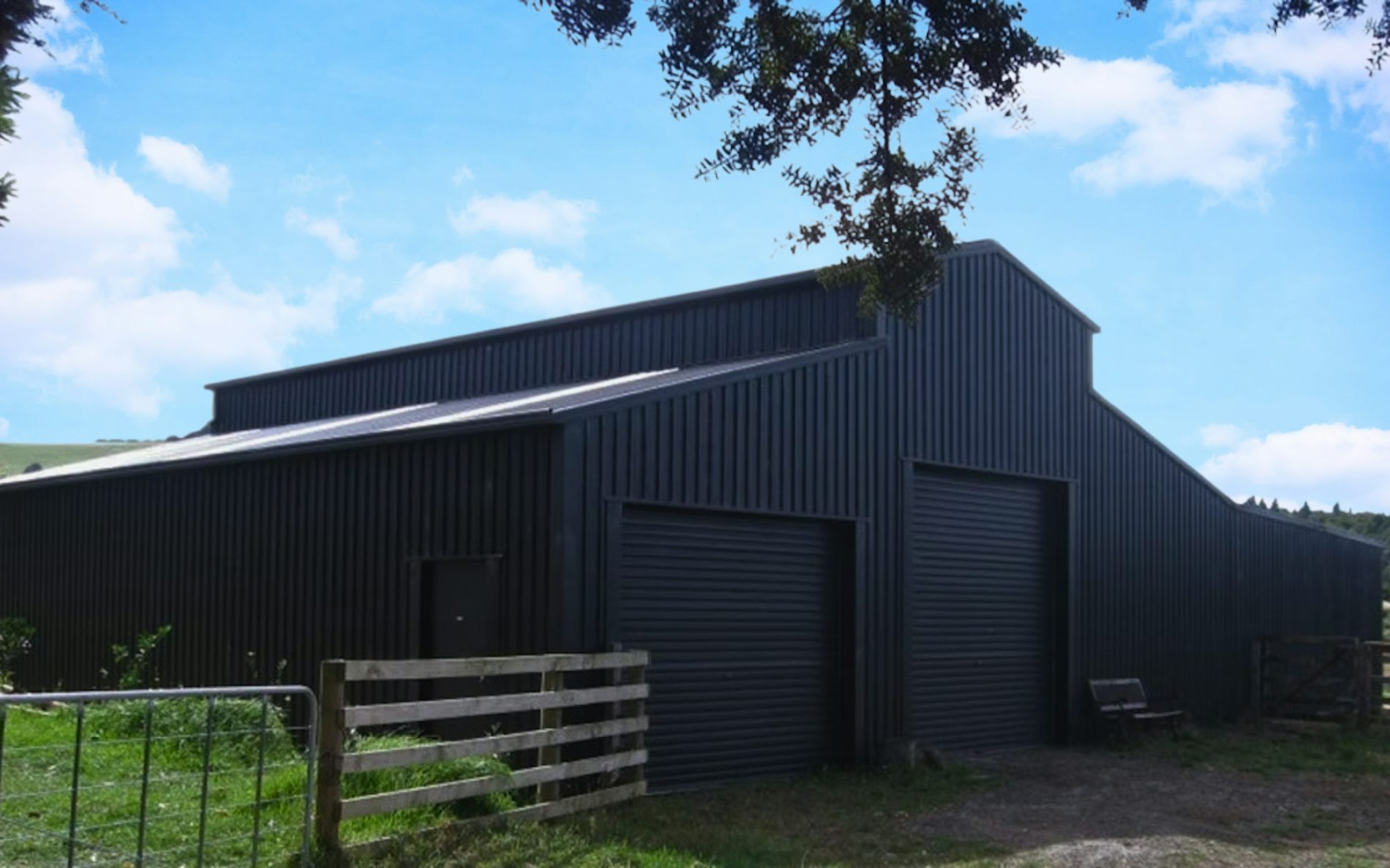 Stand Tough 3.0mh on side x 12md x 12mw plus 3m additional lean to