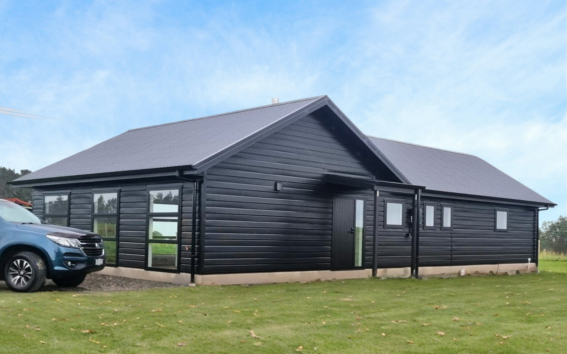 Weka plan from Freedom Range with Raked ceilings