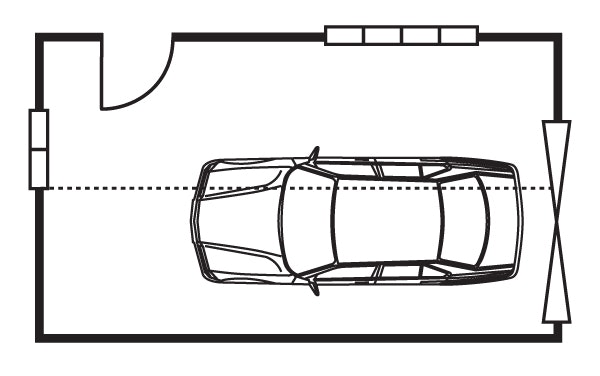 Garage - Floorplan Single 7x4m V2