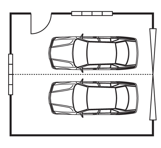 Garage - Floorplan Double 7x6m V2