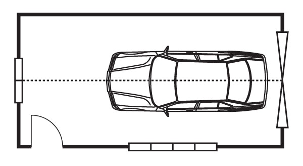 Garage - Floorplan Single 7.2x3.6m
