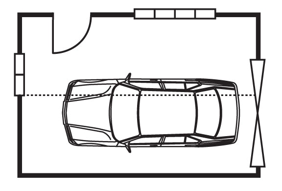 Garage - Floorplan Single 6x4m V2